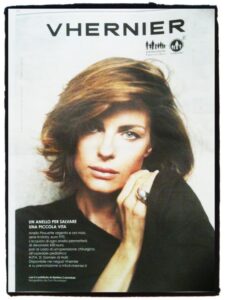 Martina Colombari for Fondazione Rava